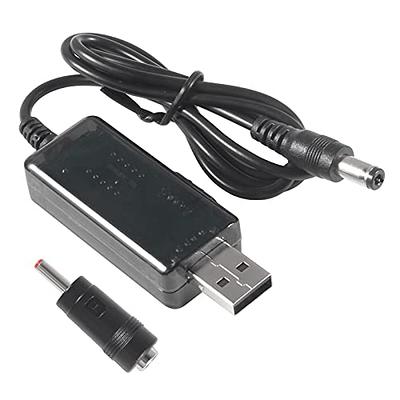2pack DC 5V to DC 12V 9V USB Voltage Step Up Converter Cable Power