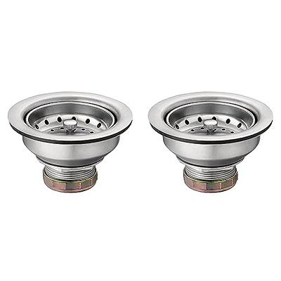 Kitchen Sink Strainer Sink Stopper - tifanso 2 PCS Sink Strainer Stopper  Kit, Universal Silicone Drain Cover, 4.5 Inch Stainless Steel Sink Drain  Strainer, Food Catcher for Kitchen Sink - Yahoo Shopping