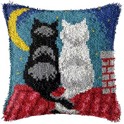 Buyecity Latch Hook Rug Kits for Adults, DIY Animal Cat Pattern,  20.5x11.8, PZD-1011 - Yahoo Shopping