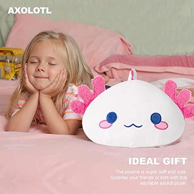 Axolotl Plush Pillow, Soft Stuffed Animal Body Plush, Cute Animal Plush  Pillow, Kawaii Axolotl Toy Gift for Girls Boys (13, Blue) - Yahoo Shopping