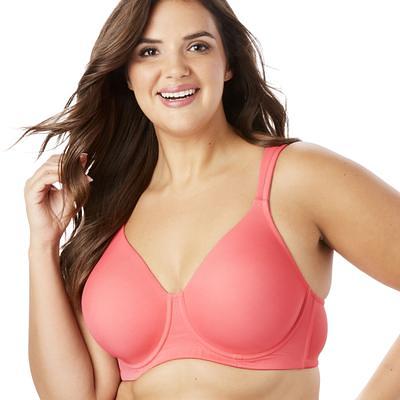 Plus Size - Lightly Padded Bralette - Microfiber & Lace Heather