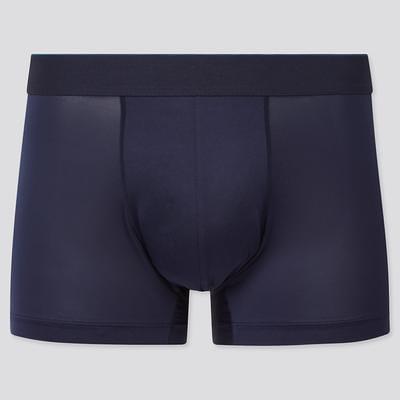 Men's Airism Low-Rise Boxer Briefs with Odor Control, Navy