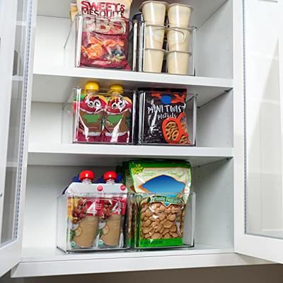 Clear Storage Bins With Lids, Perfect for Kitchen Organization and Storage,  Fridge Organizer Pantry Organization and Storage Bins, Cabinet Organizers -  Yahoo Shopping