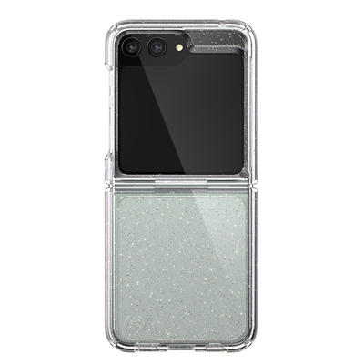 Speck Presidio Perfect-Clear Fold Case - Clear Glitter - Samsung Galaxy Z Flip5