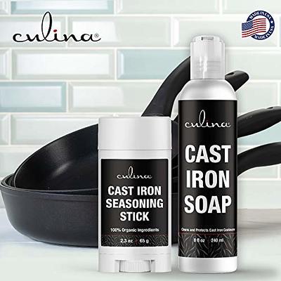 Culina Cast Iron Seasoning Stick & Soap & Restoring Scrub