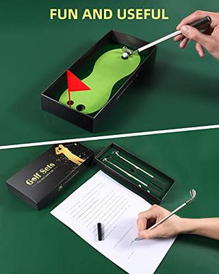 Yaomiao 3 Set Mini Golf Pen Gift Set Golf Gifts for Men Cool