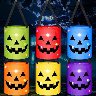 Shappy 4 Pieces LED Light Halloween Candy Bags Up Party Trick or Treat  Multipurpose Reusable Goody B…See more Shappy 4 Pieces LED Light Halloween