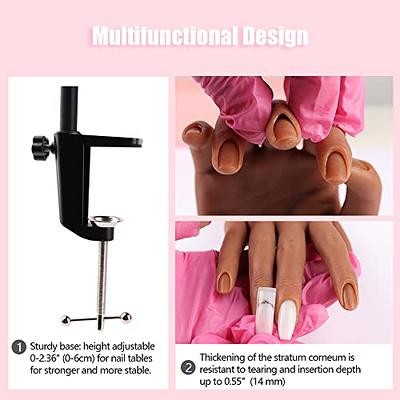 Nails Tool Artificial Hand Manicure Practice Hand Joint Activity Hand Model  Artificial Hand Manicure Tool For Home Salon Use