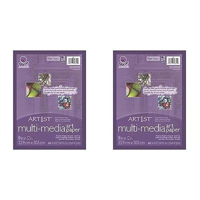 Mixed Media Pad, 9 x 12, 60 Sheets - Pack of 2