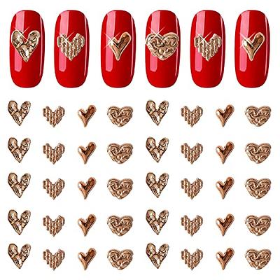 100 Pieces 3D Heart Nail Charms for Nail Heart Nail Rhinestone Decals Love  Crystal Nail Charms Diamond Alloy Nail Gems Decorations for Women Girls  Valentine's Mothers Day (Romantic Style) - Yahoo Shopping