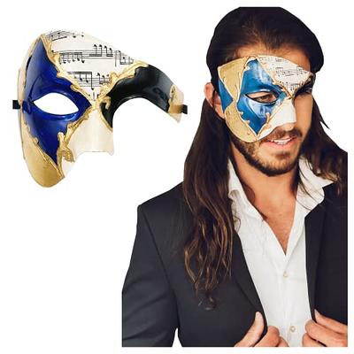 Luxury Mask Vintage Phantom of the Opera Mask – Venetian Half Face Mask –  Costume Party, Masquerade Ball Carnival Mardi Gras