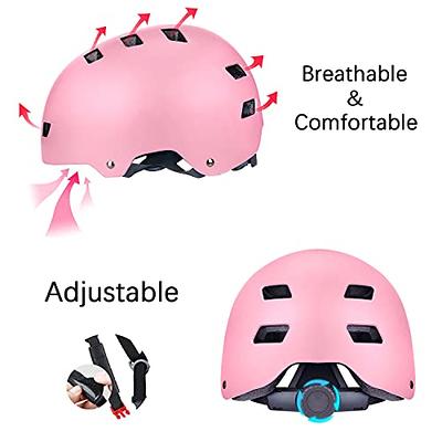 Banzk Kids Bike Helmet with Knee Pads Elbow Pads Wrist Guards for