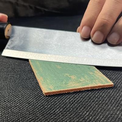 Brown Leather Strop with Compound - Get Razor-Sharp Edges with Stropping Kit,  Green Honing Compound & Vegetable Tanned Two Sided Leather Strop Knife  Sharpener Step-by-Step Guide Included - Yahoo Shopping