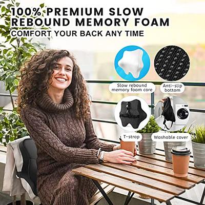 anzhixiu Lumbar Support Pillow for Office Chair Help Sit More Upright -  Lumbar Support Pillow for Scientific Lower Back Support Leaves More Sit  Space