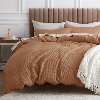 Houseri Velvet Rust Duvet Cover King Burnt Orange Bedding Duvet Cover  Fluffy Terracotta Bedding Sets King Fuzzy Reddish Brown Flannel Duvet Cover  Cinnamon Bedding Plush Rust Orange Bed Cover King Size 