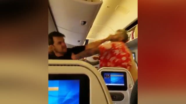 ‘Drunk’ American passenger arrested after assaulting staff and passengers on flight