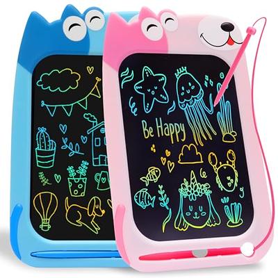  TEKFUN Toddler Toys Kids Writing Tablet - 3 4 5 6 Year Old Boys  Girls Toys, Erasable LCD Writing Tablet 8.5 Drawing Board, Dinosaur Toys  Kids Road Travel Toys Learning Pad