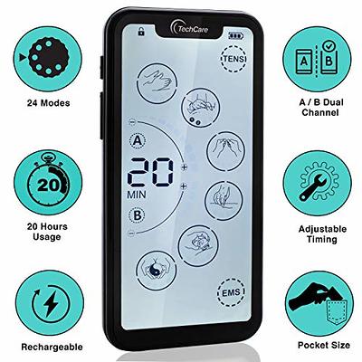 Tens Unit Muscle Stimulator FSA HSA Eligible Rechargeable Wireless Electric EMS Deep Tissue Machine Pain Relief Therapy for Back Shoulder Leg Neck