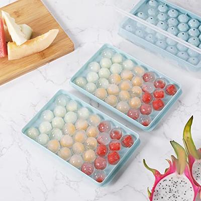  Arrow Small Ice Cube Trays for Freezer, Ice Coffee and  Blenders, 3 Pack, 60 Mini Cubes Per Tray, 180 Total, Made in the USA, BPA  Free Plastic, Ideal, Blue: Home & Kitchen