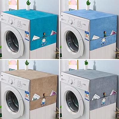 Fridge Dust Proof Cover Washing Machine Top Cover with Storage