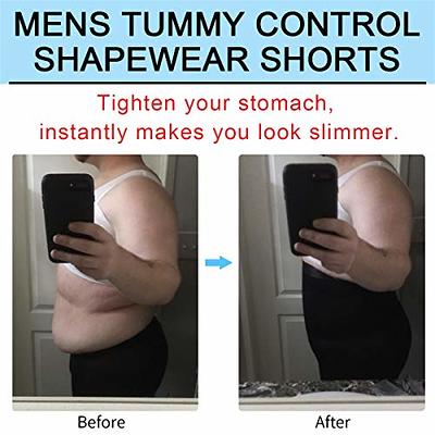 Men Tummy Control Shorts High Waist Slimming Body Shaper Belly