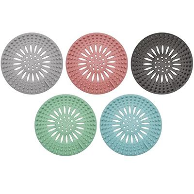 50 Pack, VIVIDLY Disposable Shower Drain Cover Hair Catcher Shower