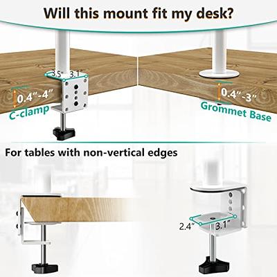 WALI Monitor Laptop Mount Stand, Laptop Tray up to 15.6 inch