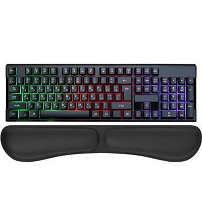 KTRIO Ergonomic Mouse Pad with Wrist Rest, Comfortable Keyboard Wrist Rest,  Memory Foam Wrist Rest for Computer Keyboard for Easy Typing & Pain Relief