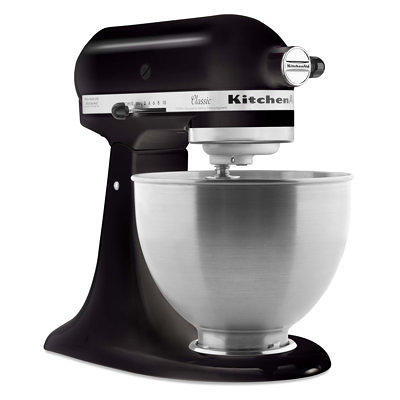 KitchenAid Classic series 4.5-Quart 10-Speed White Stand Mixer in