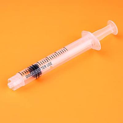 2.5ml Syringe With Needle-25g 1 Inch Needle, Disposable Individual  Package-pack Of 100