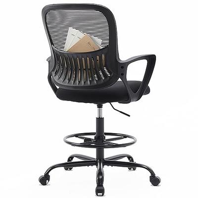 Sweetcrispy Drafting Chair Ergonomic Tall Computer Office Rolling