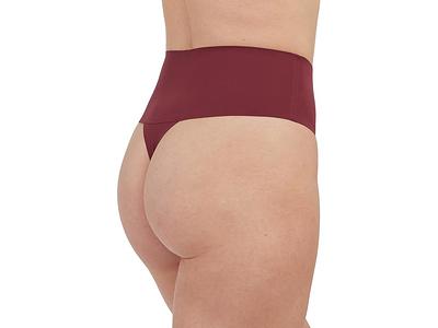 Spanx Undie-tectable Lace Hi-hipster Panty In Sangria