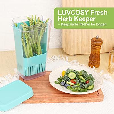 Fresh Herb Mincer Rotary Cutter Cilantro Rosemary Steel Blades Kitchen  Gadget