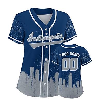  Custom Football City Silhouette Baseball Jersey Printed or  Stitched Personalize Your Name & Number for Fans Gifts Jersey Women Youth  Kids