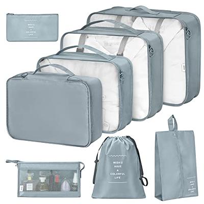  Veken 8 Set Packing Cubes for Suitcases, Travel Bag