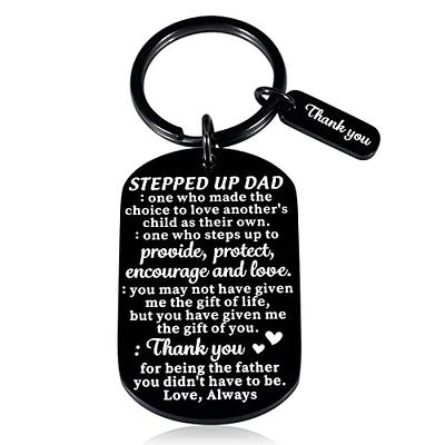 To My Bonus Son Dog Tag Chain, Stepson Gift, Bonus Son Birthday