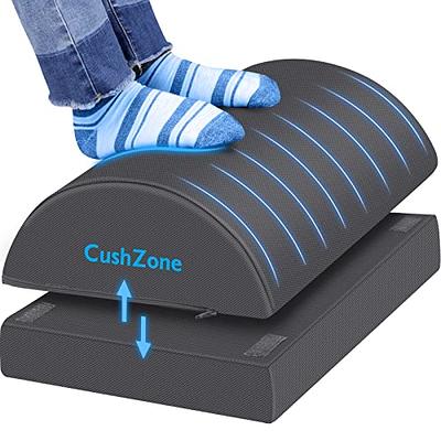 CushZone Foot Rest for Under Desk at Work Adjustable Foam for Office, Home,  Work, Gaming, Computer, Gift,Office Accessories Back & Hip Pain Relief  Micromesh (Grey) - Yahoo Shopping