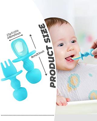 Baby Spoons - Self-feeding Toddler Utensils - First Stage Baby Led Wea