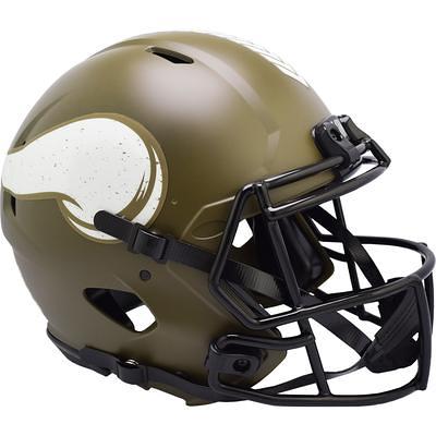 Michael Vick Atlanta Falcons Autographed Fanatics Authentic Riddell 2022  Salute to Service Speed Mini Helmet