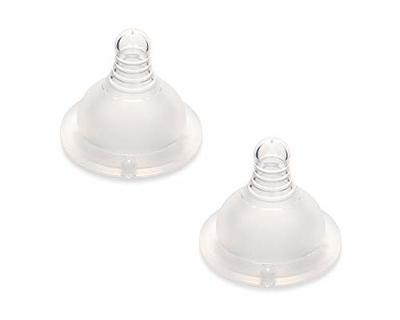 Lansinoh Baby Bottles for Breastfeeding Babies with 3 Slow Flow Nipples  (Size 2S) - 5oz/3ct