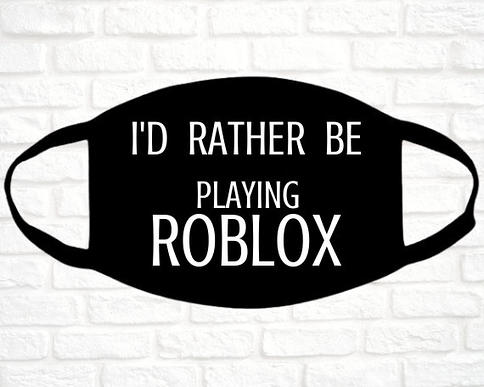 Kids Roblox Mask I D Rather Be Playing Roblox Mask Gift Party Birthday Kids Face Gaming Yahoo Shopping - party mask roblox