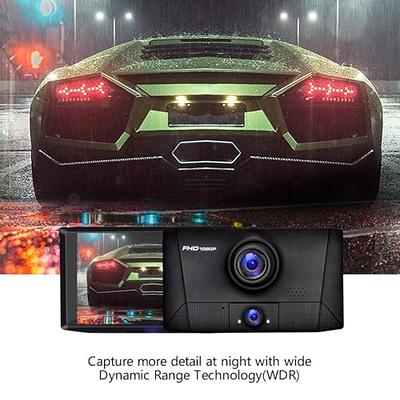 car dash cam 1296p 4.0 inch