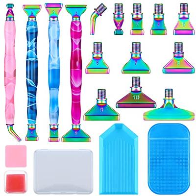 Diamond Art Accessories and Tools, 5D Diamond Painting Pen with LED Light Tray Kits Diamond Painting Accessories for Art DIY Craft Adults or Kids