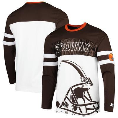 Men's NFL x Darius Rucker Collection by Fanatics Black Cleveland Browns Convertible Twill Long Sleeve Button-Up Shirt