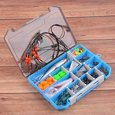 BESPORTBLE Swivels Fishing Tackle Swivels Fishing Tackle Waterproof Fishing  Lure Box Fishing Baits Tackle Box for Worm Hook Lure Holder Container