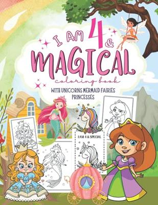 I Am 7 And Magical Mermaid Birthday Gift For 7 Year Old Girl: A