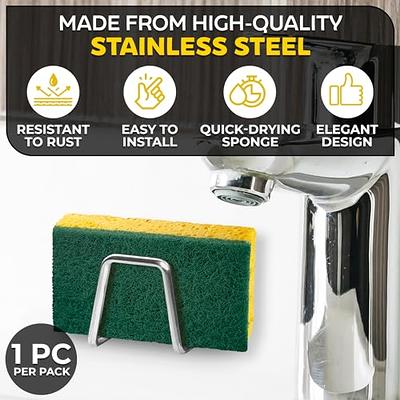 1pc Sponge Holder For Kitchen Sink, Kitchen Sink Caddy Sponge