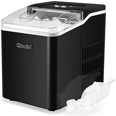 COWSAR Nugget Ice Maker Countertop, Chewable Pebble Ice 34Lbs Per Day,  Crunchy Pellet Ice Cubes Maker Machine with Self Cleaning, Compact Portable  Design for Home/Kitchen/Office, Stainless Steel Black - Yahoo Shopping