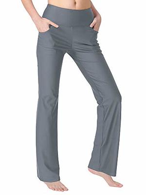 Safort 28 30 32 34 Inseam Regular Tall Bootcut Yoga Pants, 4 Pockets,  UPF50, Dull Red, XL