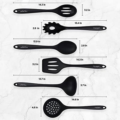 Culinary Couture Black Silicone Cooking Utensils Set of 6, Non-Stick  Heat-Resistant Silicone Kitchen…See more Culinary Couture Black Silicone  Cooking